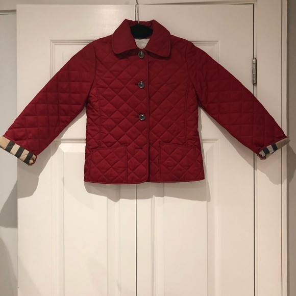 Burberry Other - BURBERRY KIDS JACKET / RED / SIZE 6 ( NEW)